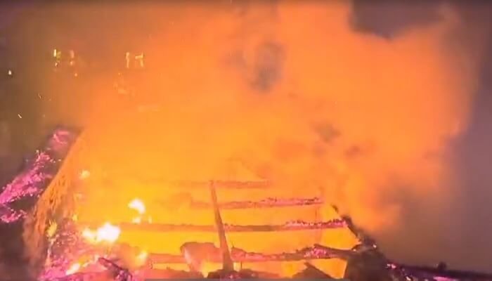 incendiu pagube bertea