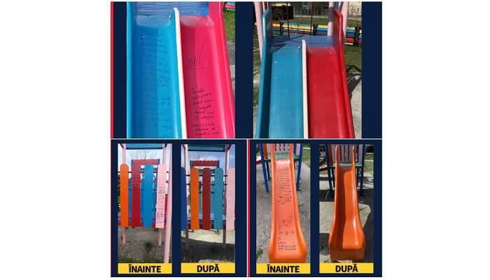 mitică apostol parc vandalizat