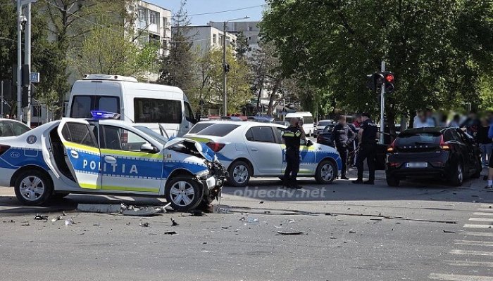 accident masina politie