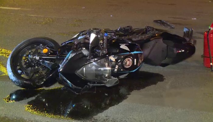 Motociclist rănit 