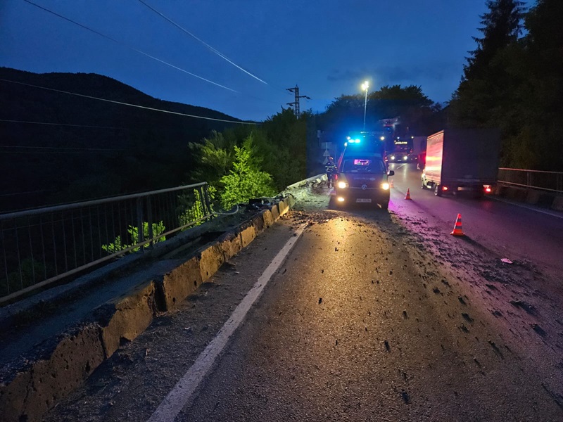 accident tir dn1 sinaia