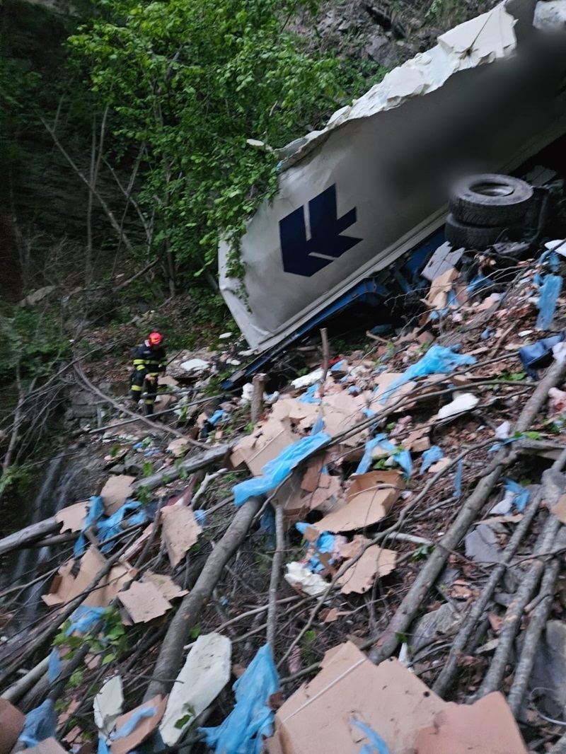 accident tir dn1 sinaia
