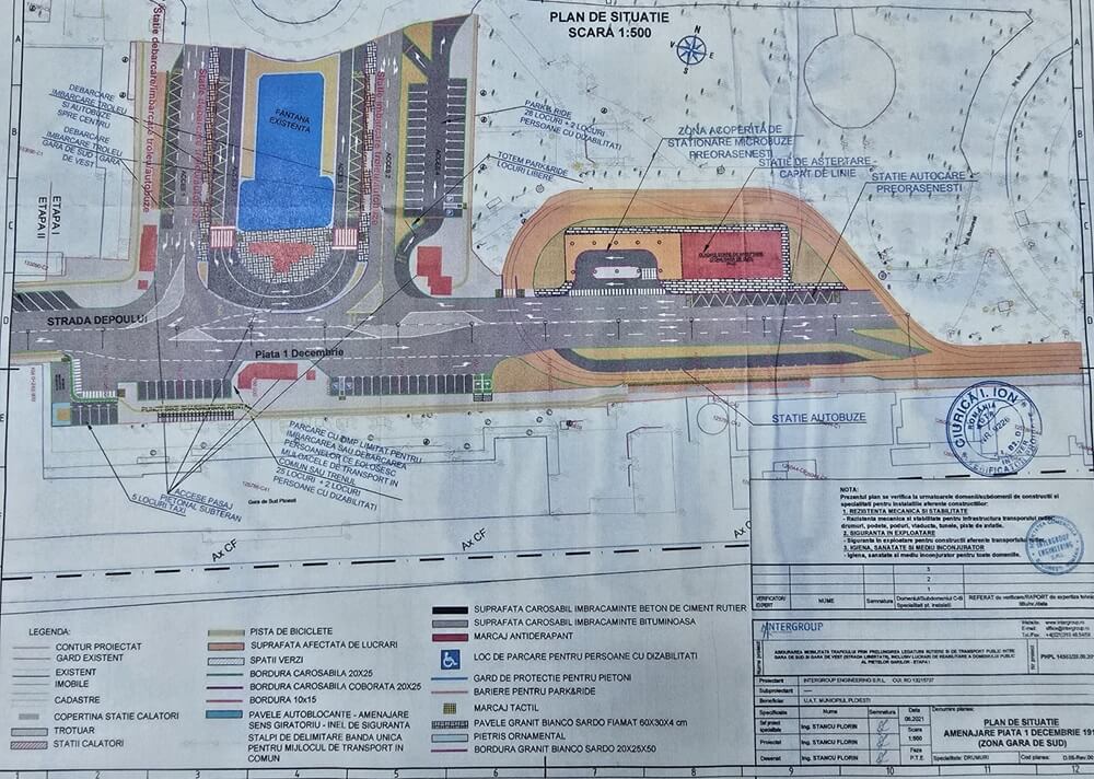 reabilitarea piețelor gara de sud gara de vest