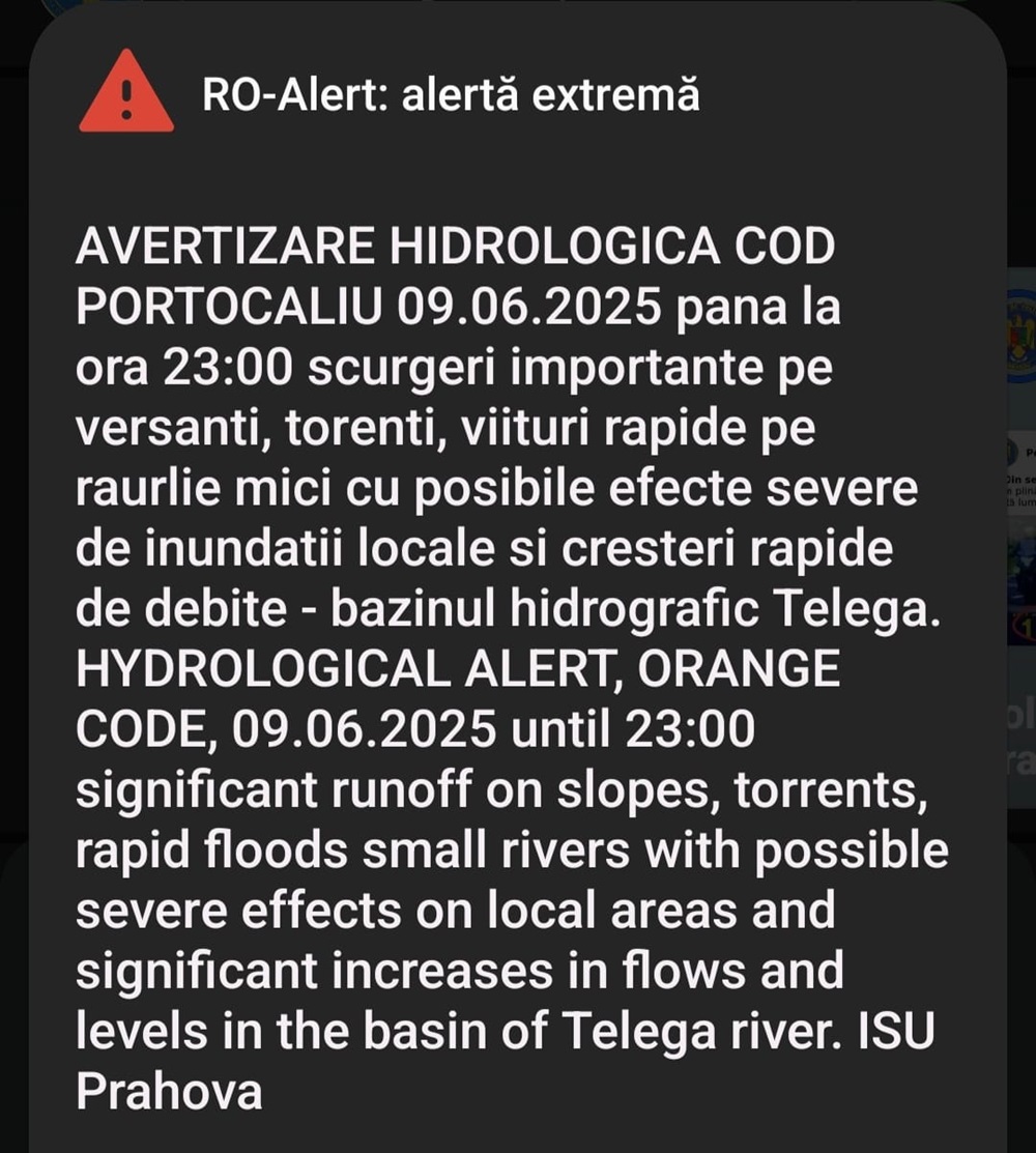cod inundații