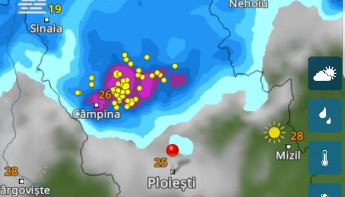cod roșu furtuni