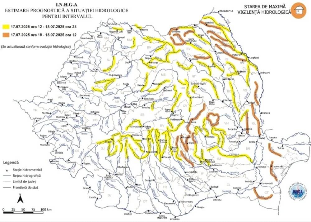alertă inundații