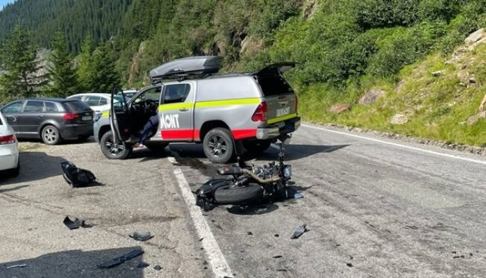 accident motociclist transfăgărășan