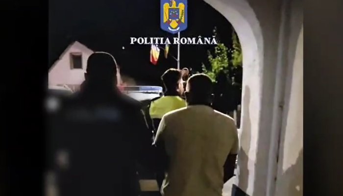 bărbat violent reținut