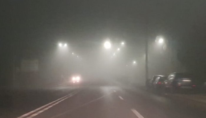 alertă trafic ceață