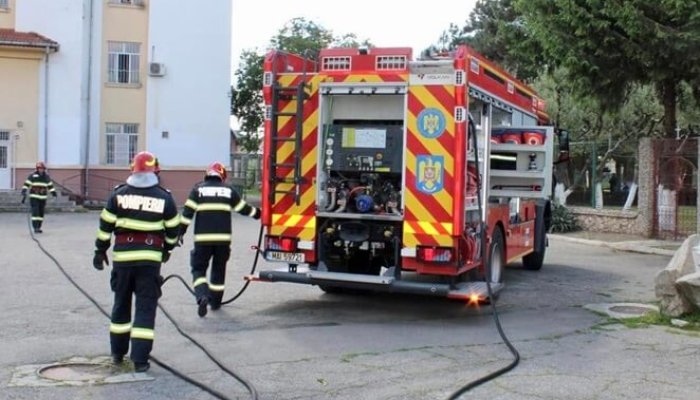 incendiu penitenciarul găești