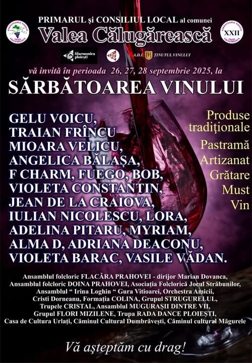 sărbătoarea vinului valea călugărească