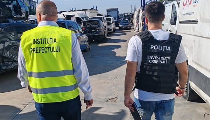 controale prefectură dezmembrări auto