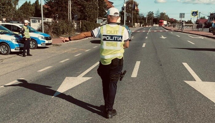 acțiune rutieră focus on the road