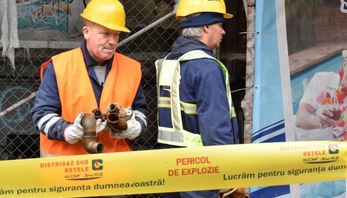 conductă gaz avarie