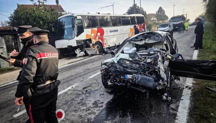 accident român Italia