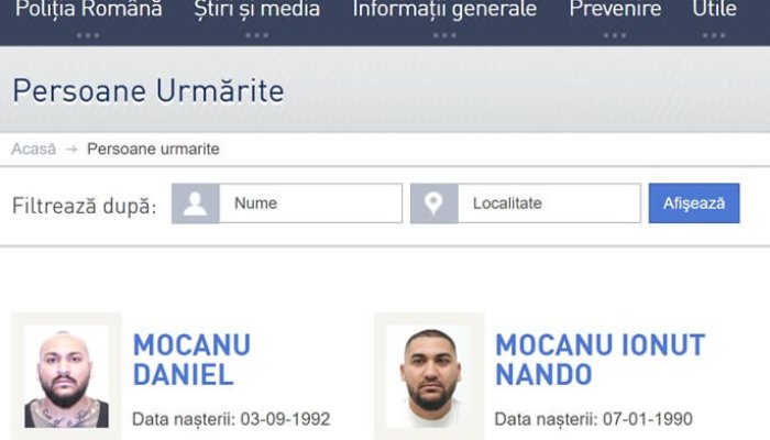 dani mocanu dat în urmărire