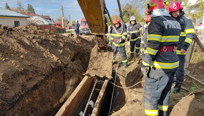 accident mal de pământ surpat gherghița
