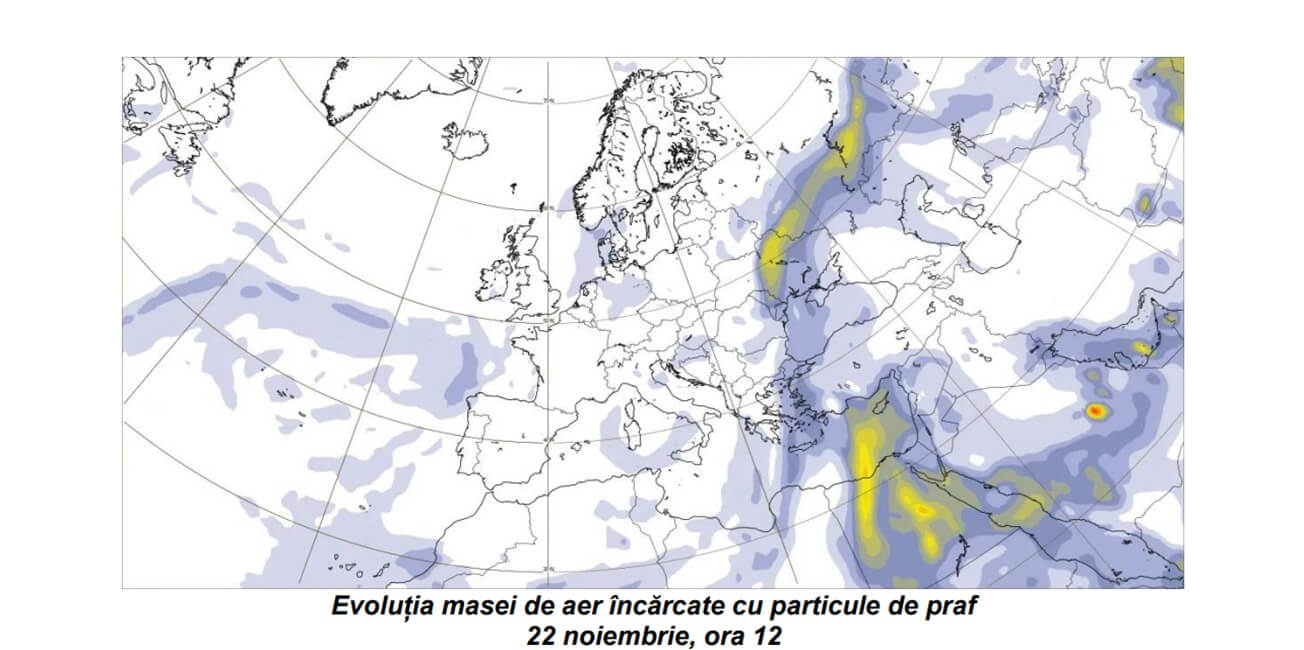 depuneri praf saharian