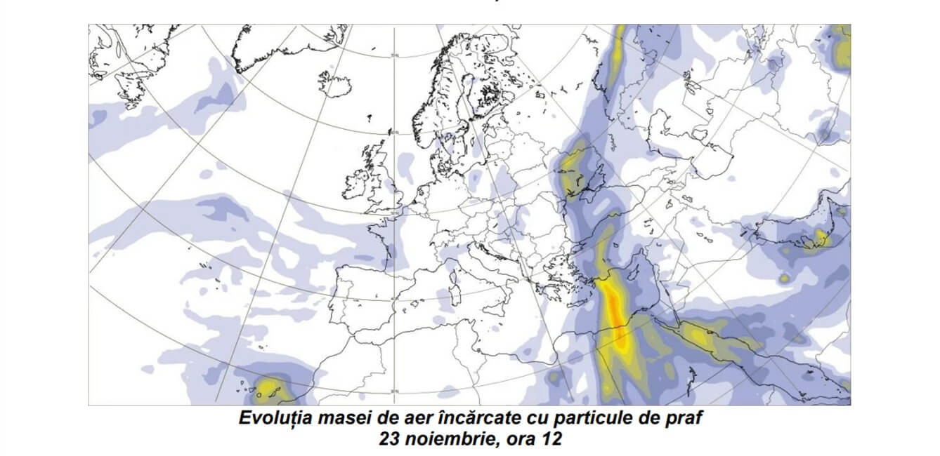 depuneri praf saharian