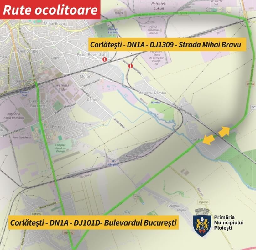 pod corlătești circulația închisă