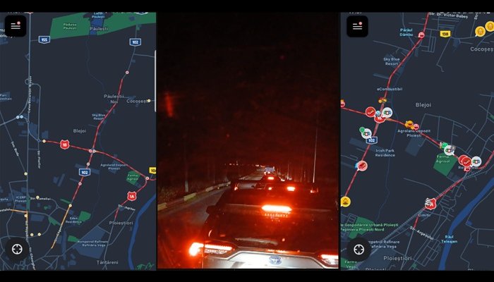 dn1 trafic blocat movila vulpii