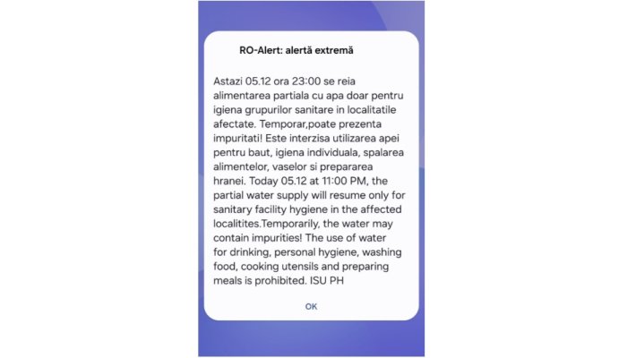 Mesaj RO-Alert
