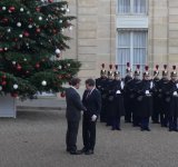 Preşedintele Nicuşor Dan s-a întâlnit cu Emmanuel Macron la Palatul Elysee