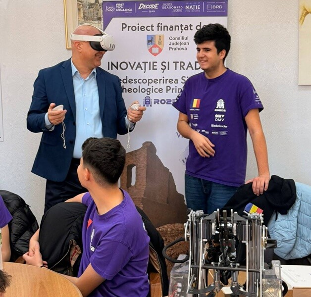 ro2d2 robotica proiect arheologie ftc cnmv