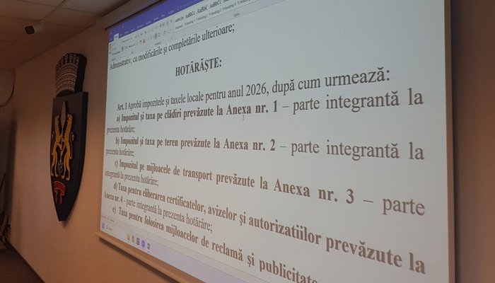 proiect taxele și impozitele locale ploiești 2026