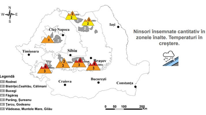 risc avalanșă avertizare