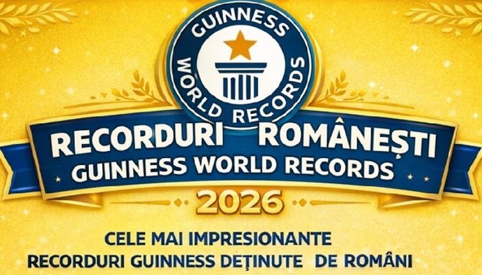 cartea recordurilor Guinness World Records 2026 romania