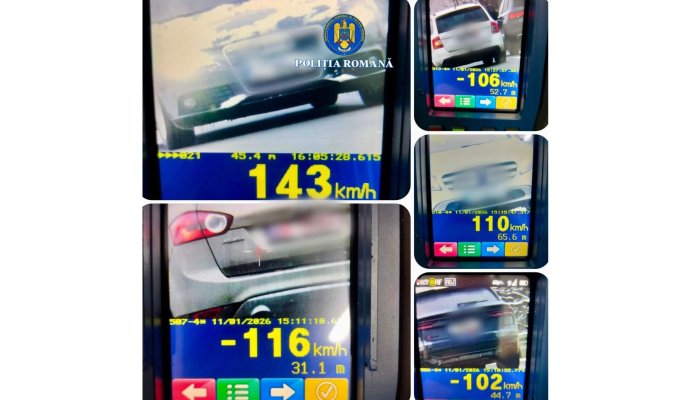 Radar în Dâmbovița. 443 de sancțiuni contravenționale a căror valoare totală a depășit suma de 166.000 lei
