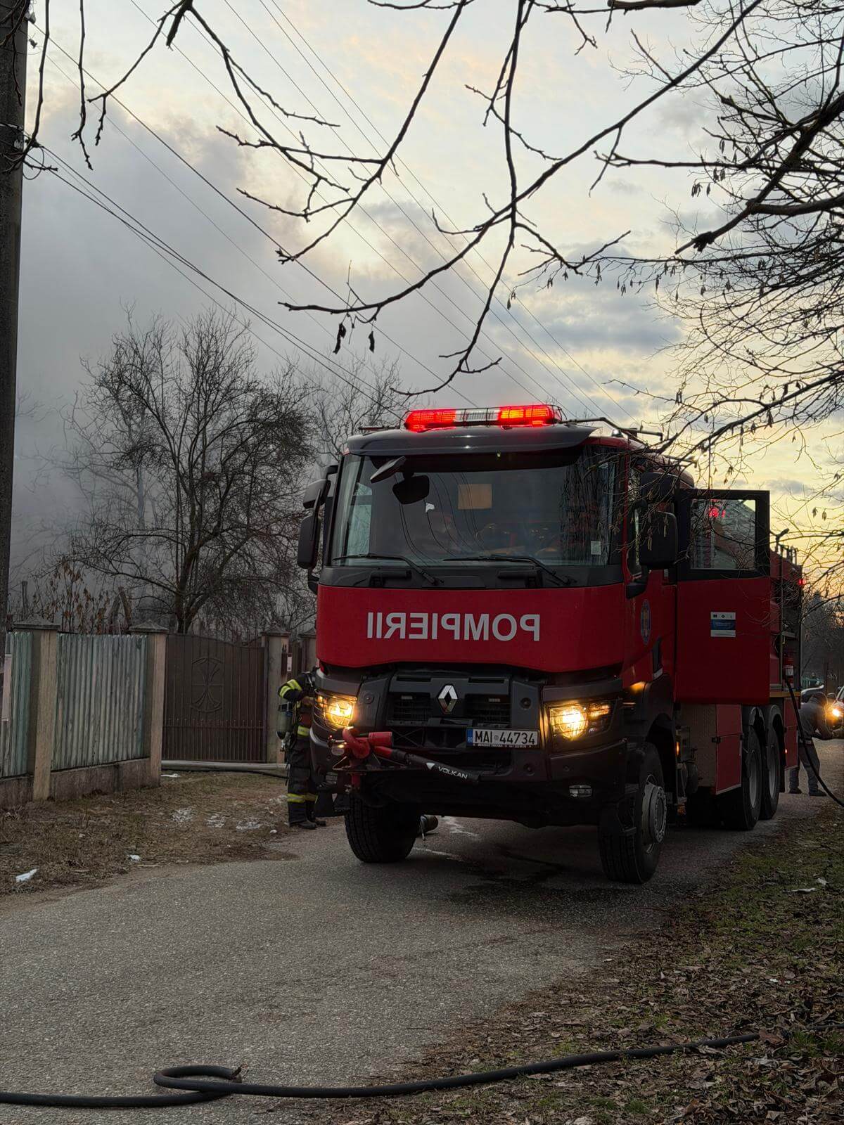 incendiu pagube dumbrăvești