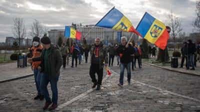 Doi bărbați, reținuți după protestul AUR, puși sub control judiciar