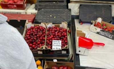 Primele cireșe apărute în piețe au un preț halucinant