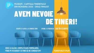 PLOIESTI CAPITALA TINERETULUI | Tinerii, invitaţi la consultări privind dezvoltarea Ploieştiului
