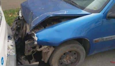 Accident rutier provocat de un tânăr fără permis de conducere, la Blejoi